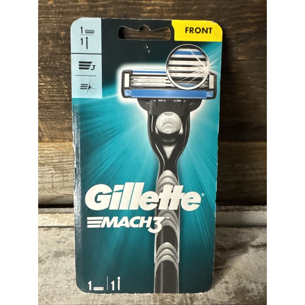 Gillette Mach3 Razor + 1 Cartridge NEW in Box | MSRP = $18